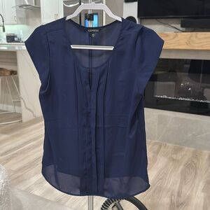 Express blue work top sheer size M